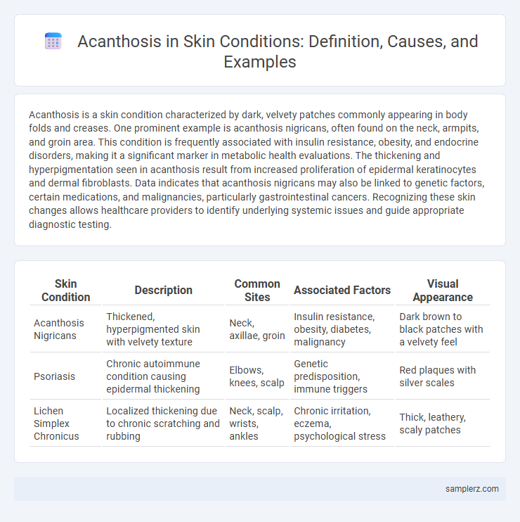 Acanthosis in Skin Conditions: Definition, Causes, and Examples