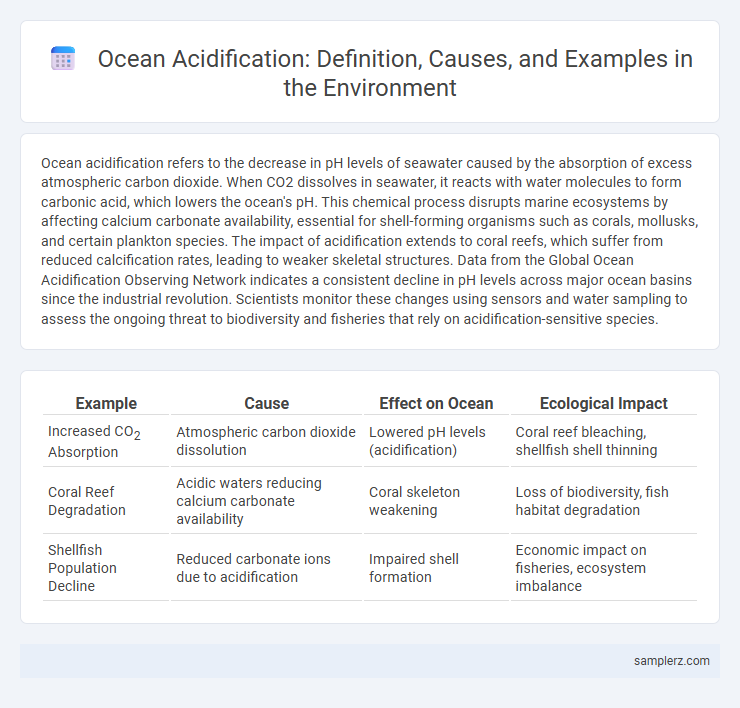 Ocean Acidification: Definition, Causes, and Examples in the Environment