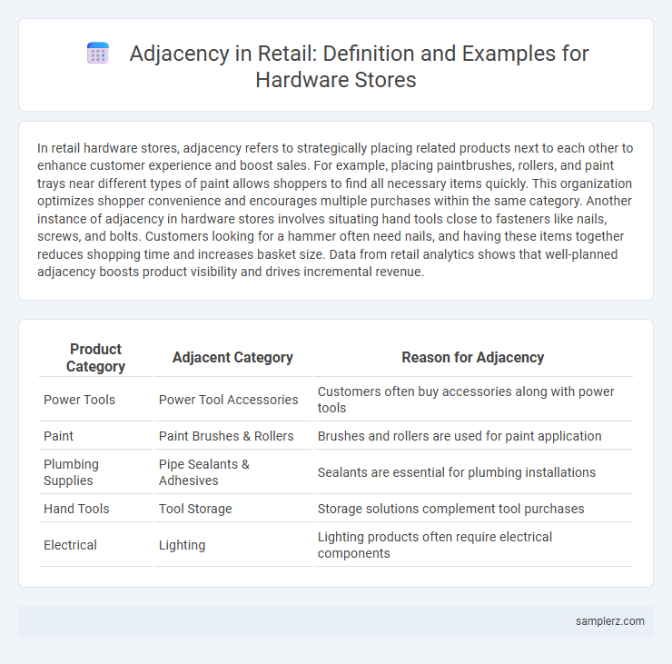Adjacency in Retail: Definition and Examples for Hardware Stores