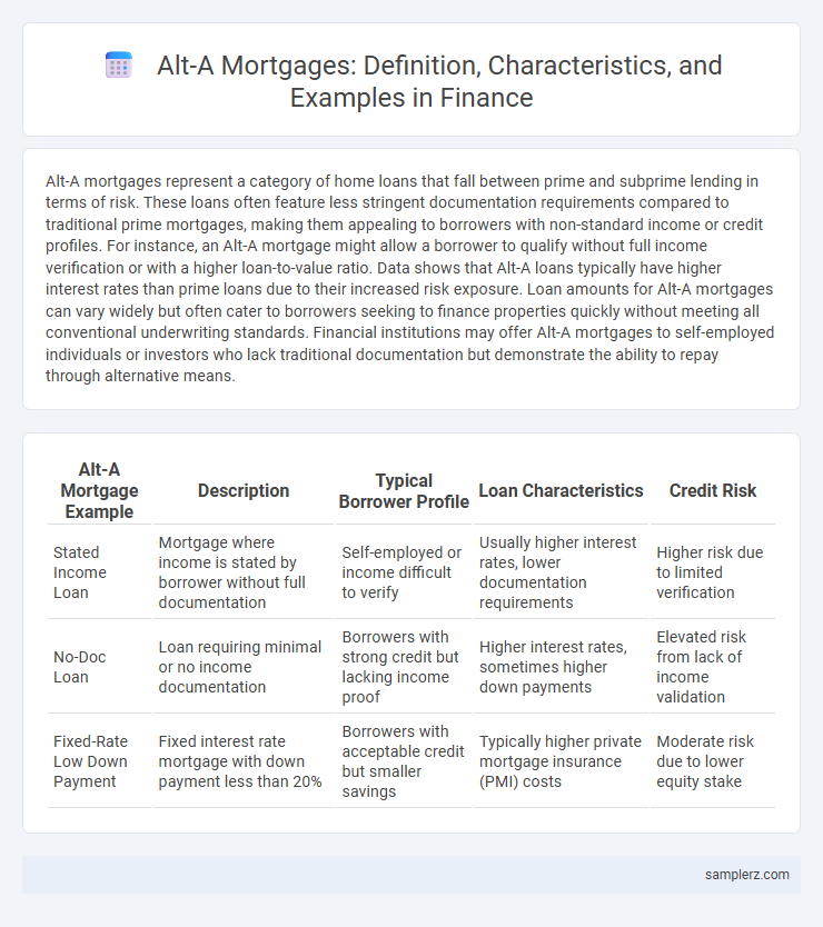 Alt-A Mortgages: Definition, Characteristics, and Examples in Finance