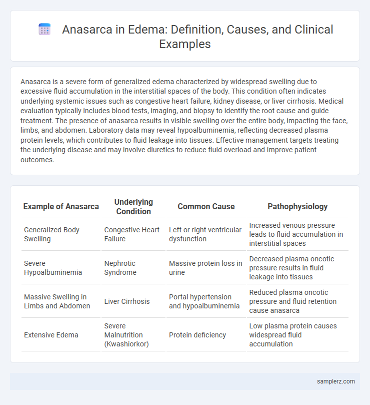 Anasarca in Edema: Definition, Causes, and Clinical Examples