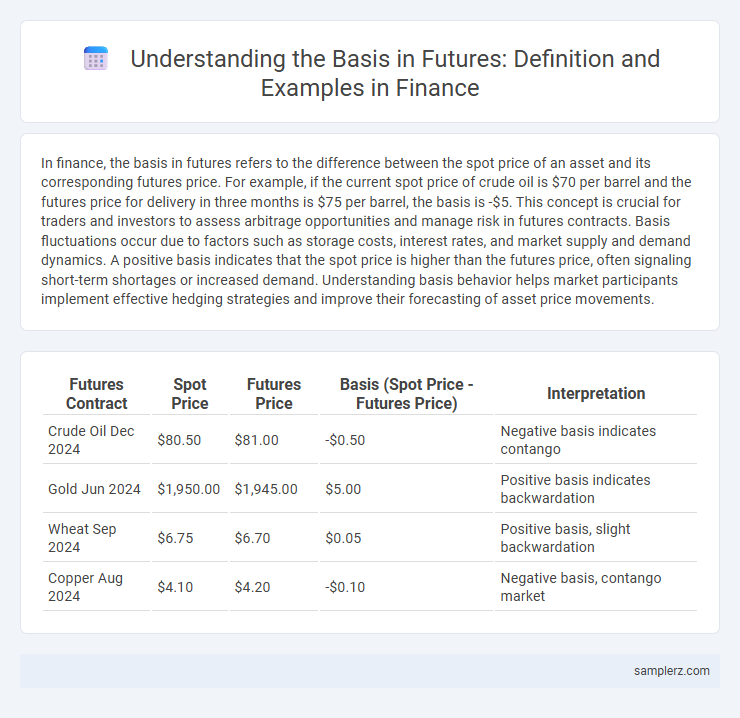Understanding the Basis in Futures: Definition and Examples in Finance