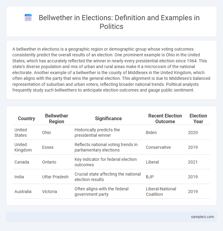 Bellwether in Elections: Definition and Examples in Politics
