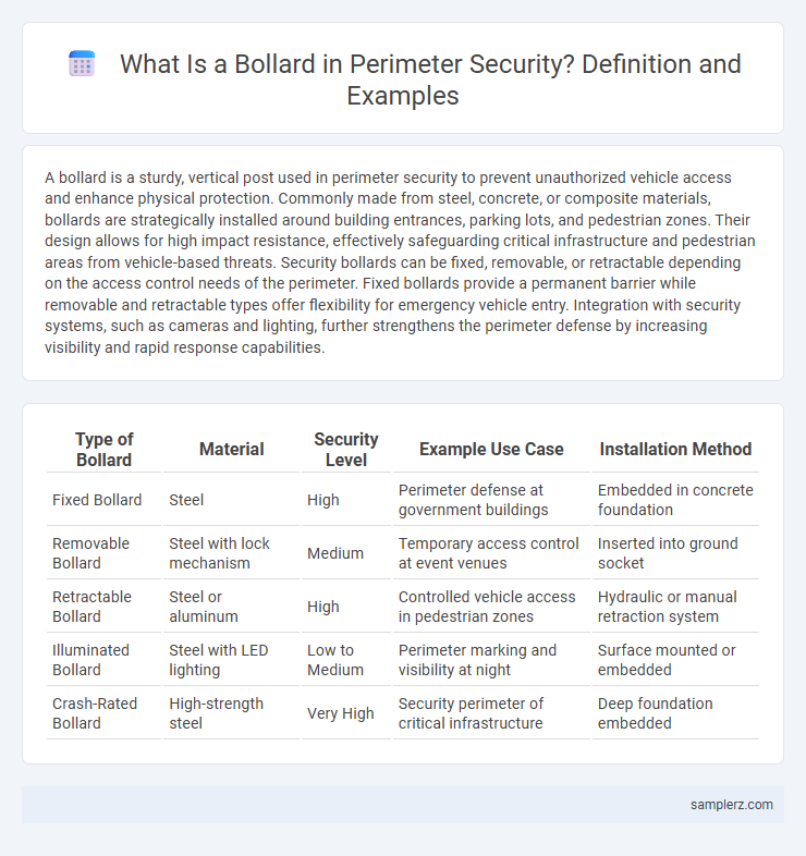 What Is a Bollard in Perimeter Security? Definition and Examples