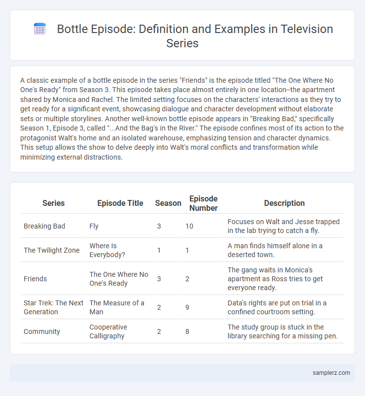 Bottle Episode: Definition and Examples in Television Series