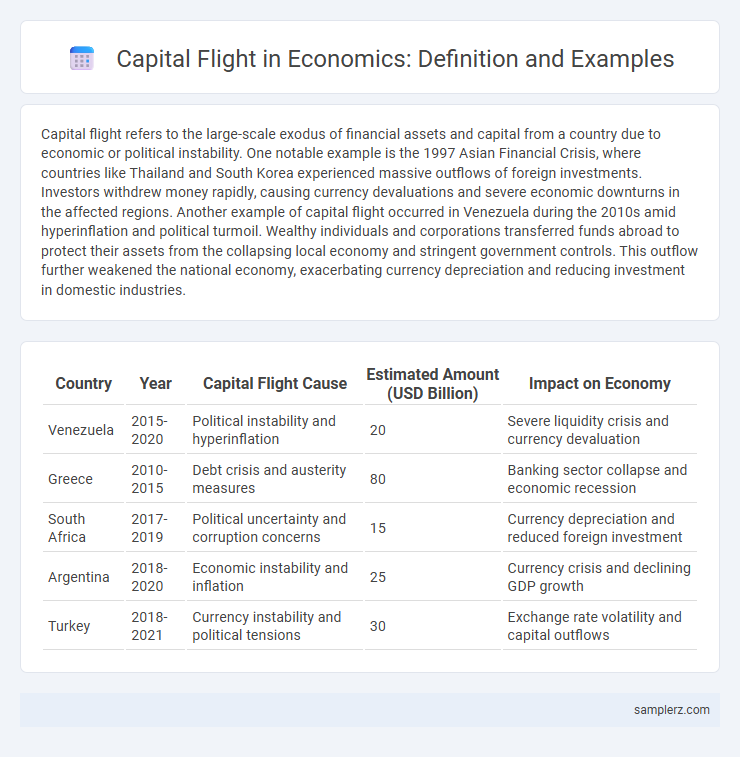 Capital Flight in Economics: Definition and Examples