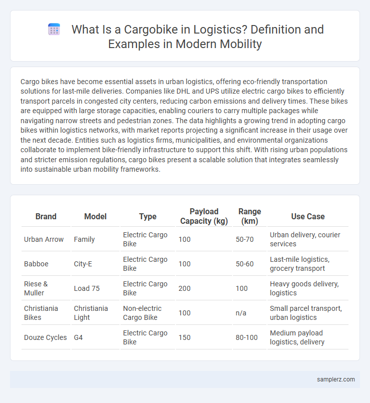 What Is a Cargobike in Logistics? Definition and Examples in Modern Mobility