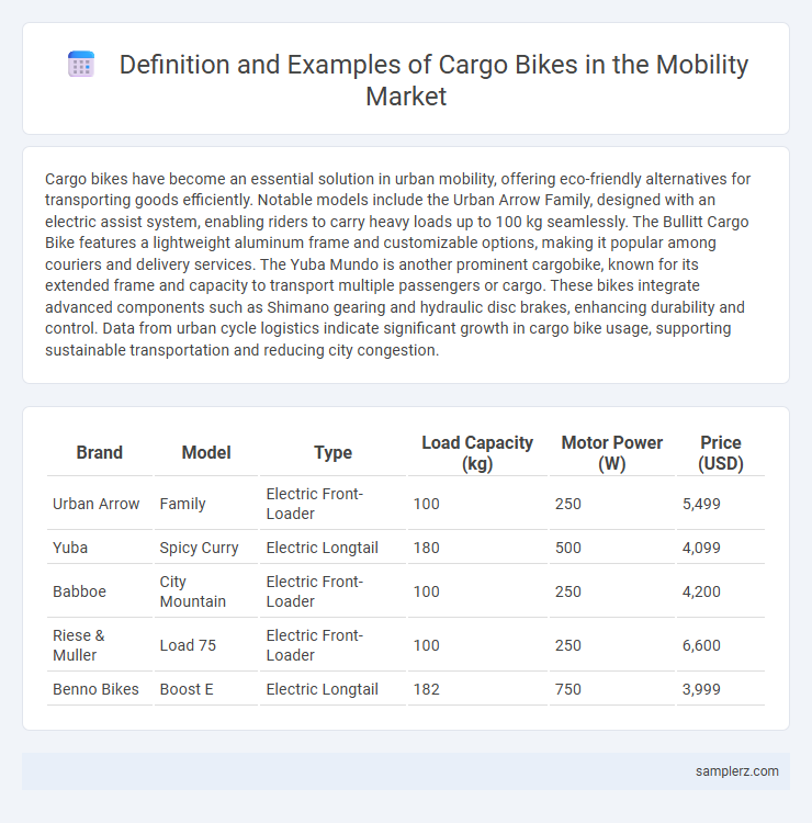 Definition and Examples of Cargo Bikes in the Mobility Market