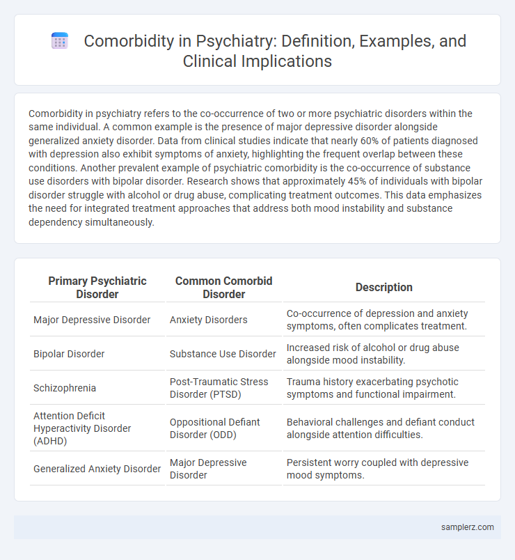 Comorbidity in Psychiatry: Definition, Examples, and Clinical Implications