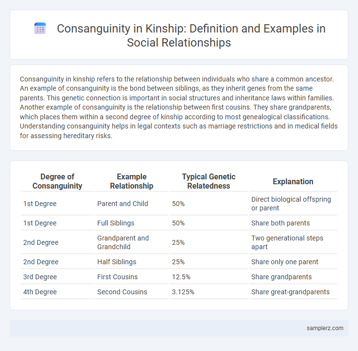 Consanguinity in Kinship: Definition and Examples in Social Relationships