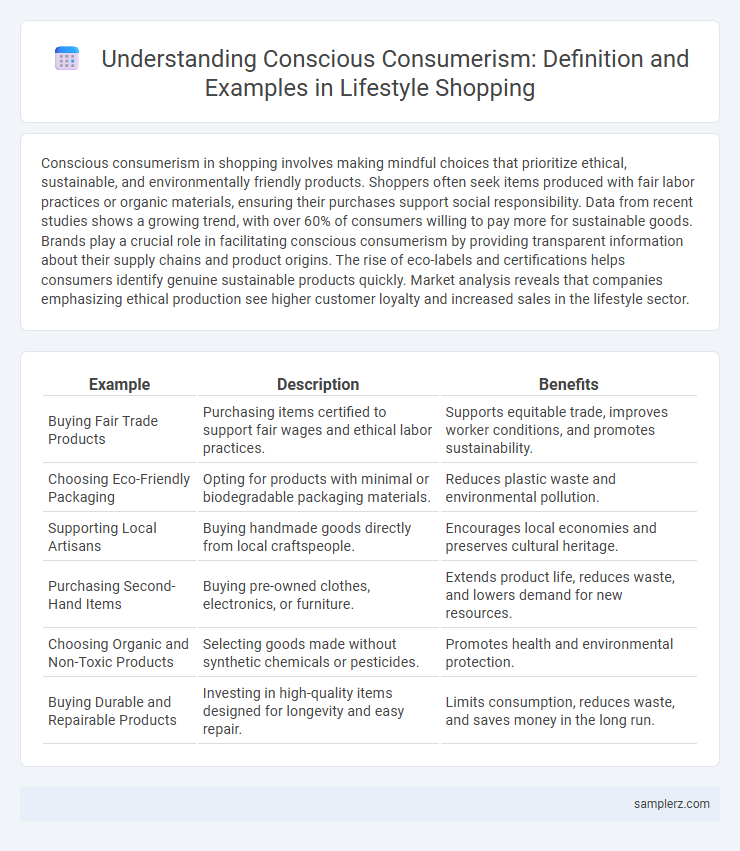 Understanding Conscious Consumerism: Definition and Examples in Lifestyle Shopping
