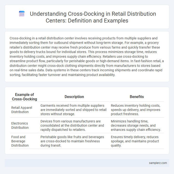 Understanding Cross-Docking in Retail Distribution Centers: Definition and Examples
