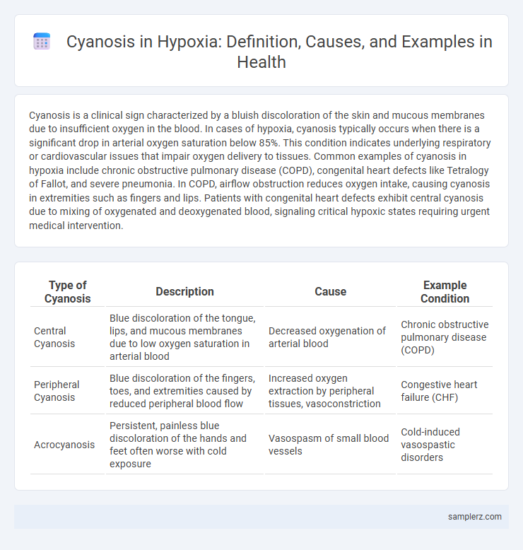 Cyanosis in Hypoxia: Definition, Causes, and Examples in Health