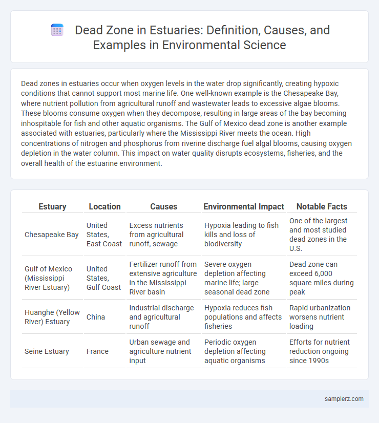Dead Zone in Estuaries: Definition, Causes, and Examples in Environmental Science