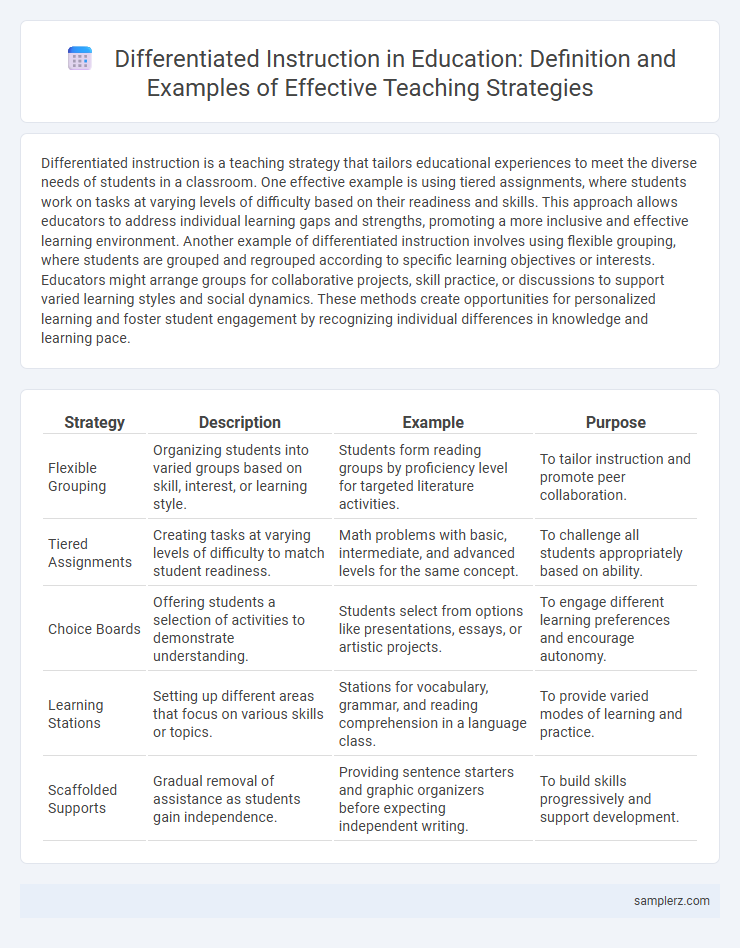 Differentiated Instruction in Education: Definition and Examples of Effective Teaching Strategies