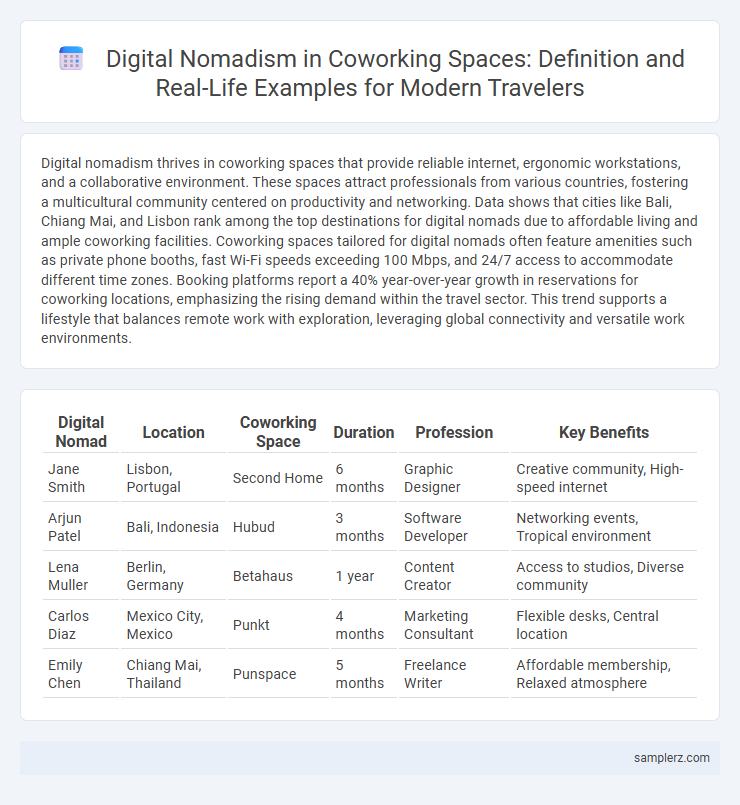 Digital Nomadism in Coworking Spaces: Definition and Real-Life Examples for Modern Travelers
