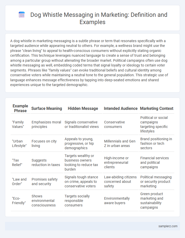 Dog Whistle Messaging in Marketing: Definition and Examples