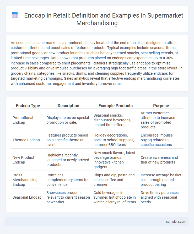 Endcap in Retail: Definition and Examples in Supermarket Merchandising