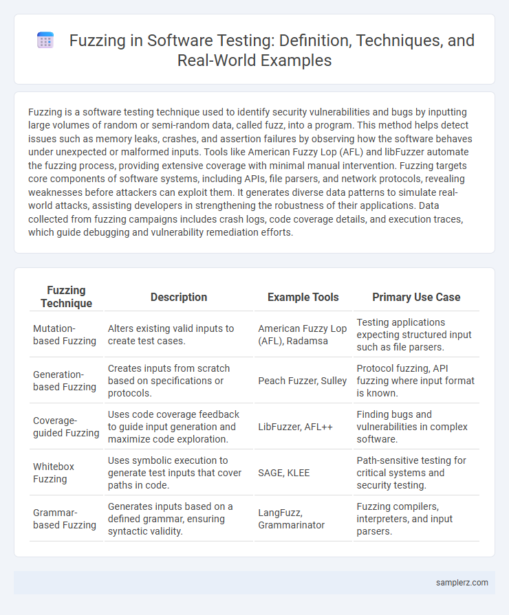 Fuzzing in Software Testing: Definition, Techniques, and Real-World Examples
