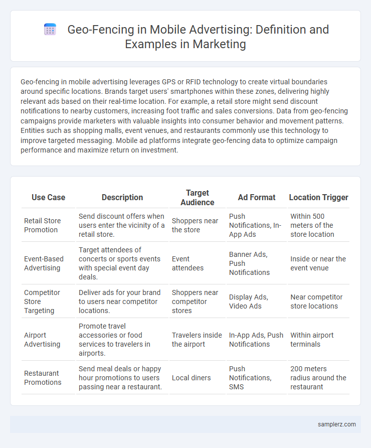 Geo-Fencing in Mobile Advertising: Definition and Examples in Marketing