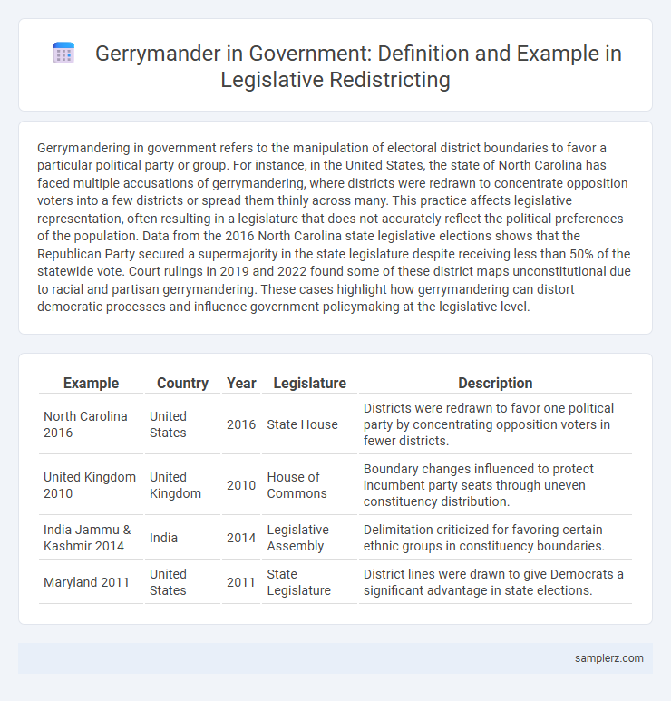 Gerrymander in Government: Definition and Example in Legislative Redistricting