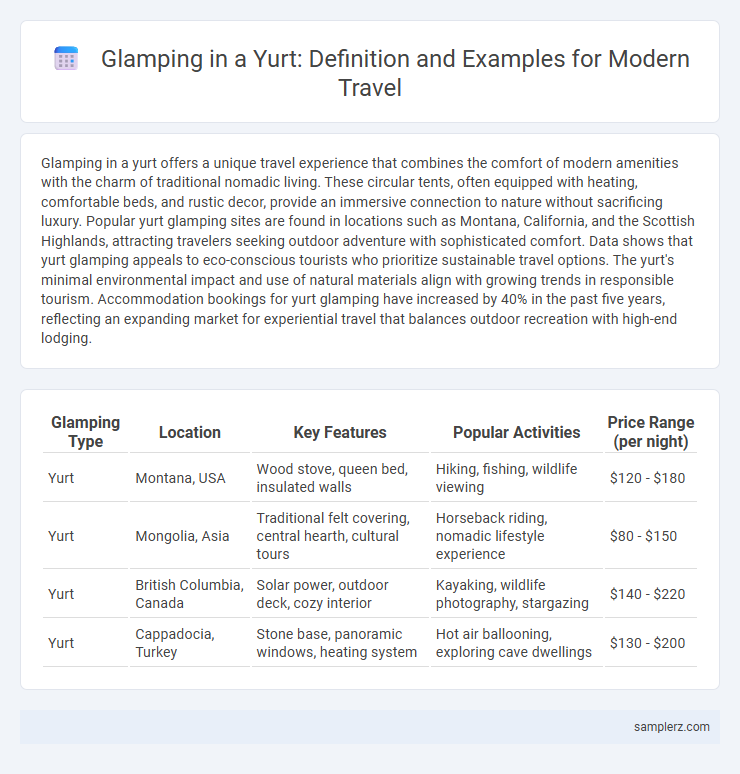 Glamping in a Yurt: Definition and Examples for Modern Travel