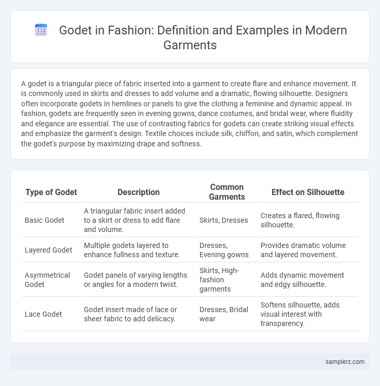 Godet in Fashion: Definition and Examples in Modern Garments