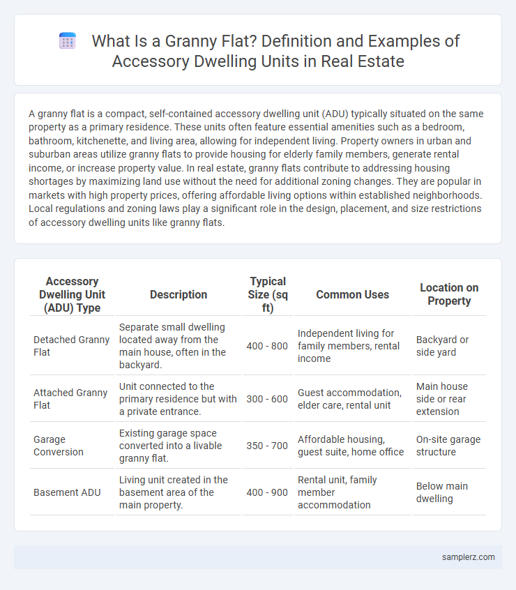 What Is a Granny Flat? Definition and Examples of Accessory Dwelling Units in Real Estate