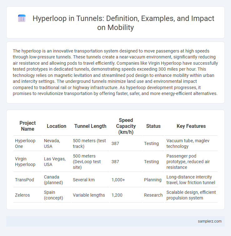 Hyperloop in Tunnels: Definition, Examples, and Impact on Mobility