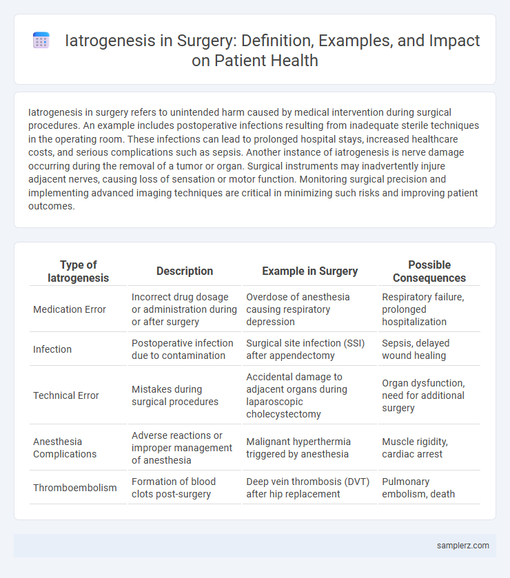 Iatrogenesis in Surgery: Definition, Examples, and Impact on Patient Health