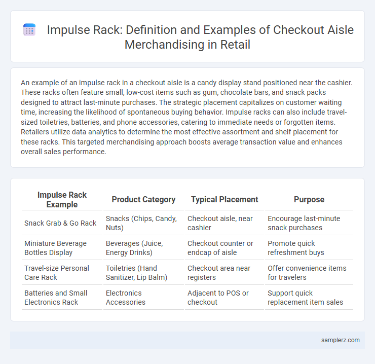 Impulse Rack: Definition and Examples of Checkout Aisle Merchandising in Retail