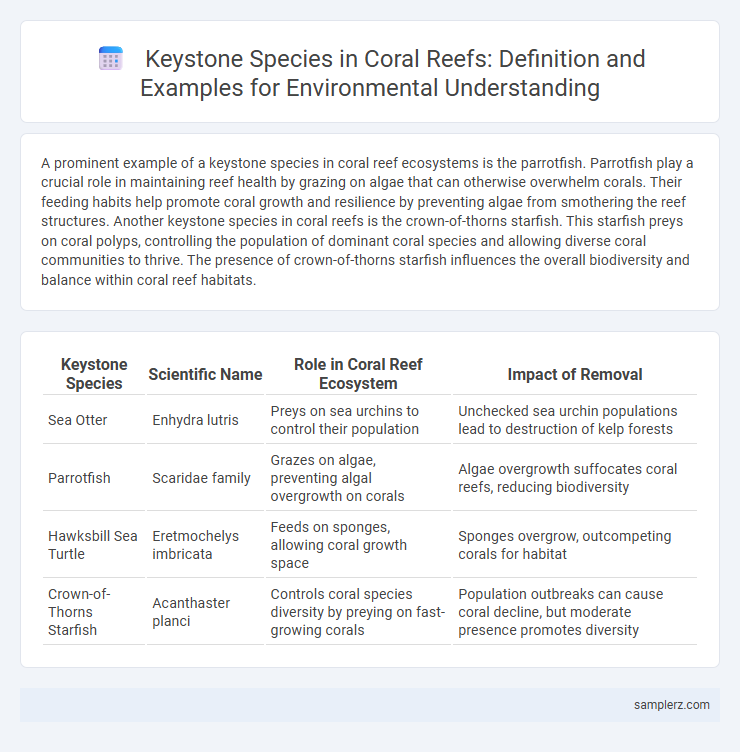 Keystone Species in Coral Reefs: Definition and Examples for Environmental Understanding
