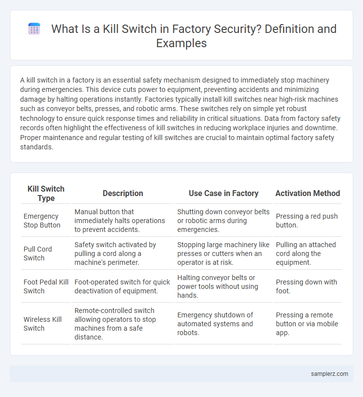 What Is a Kill Switch in Factory Security? Definition and Examples