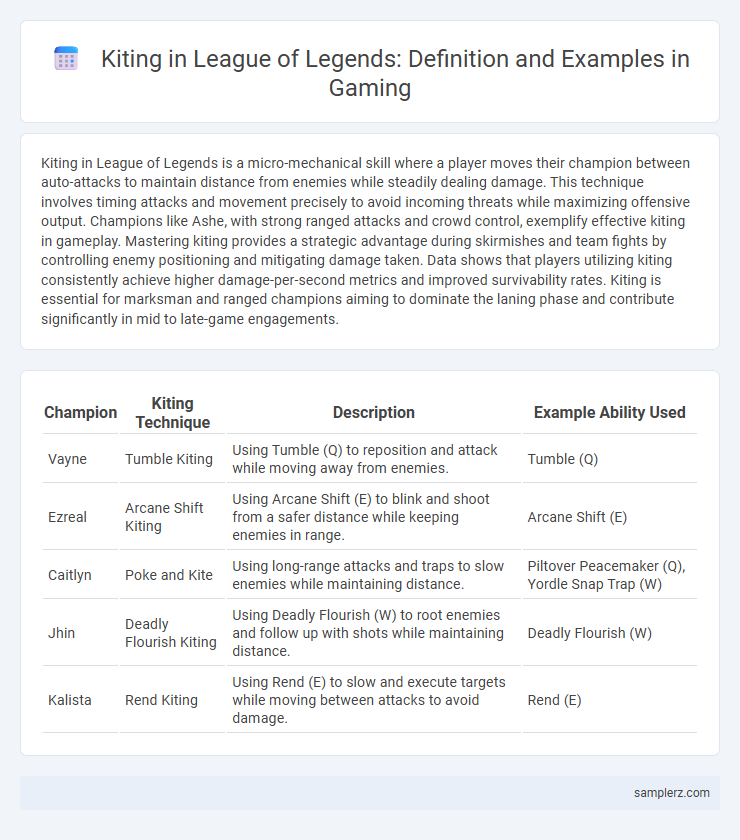 Kiting in League of Legends: Definition and Examples in Gaming