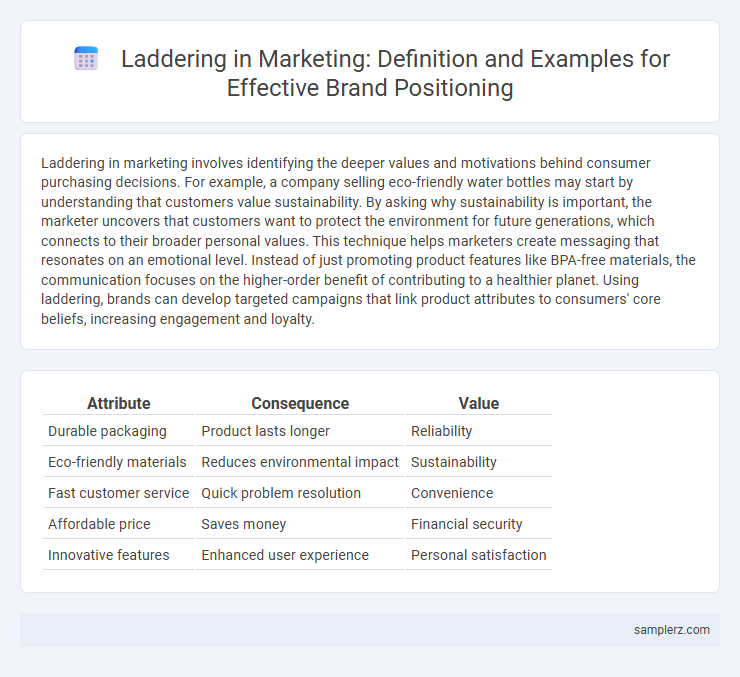 Laddering in Marketing: Definition and Examples for Effective Brand Positioning