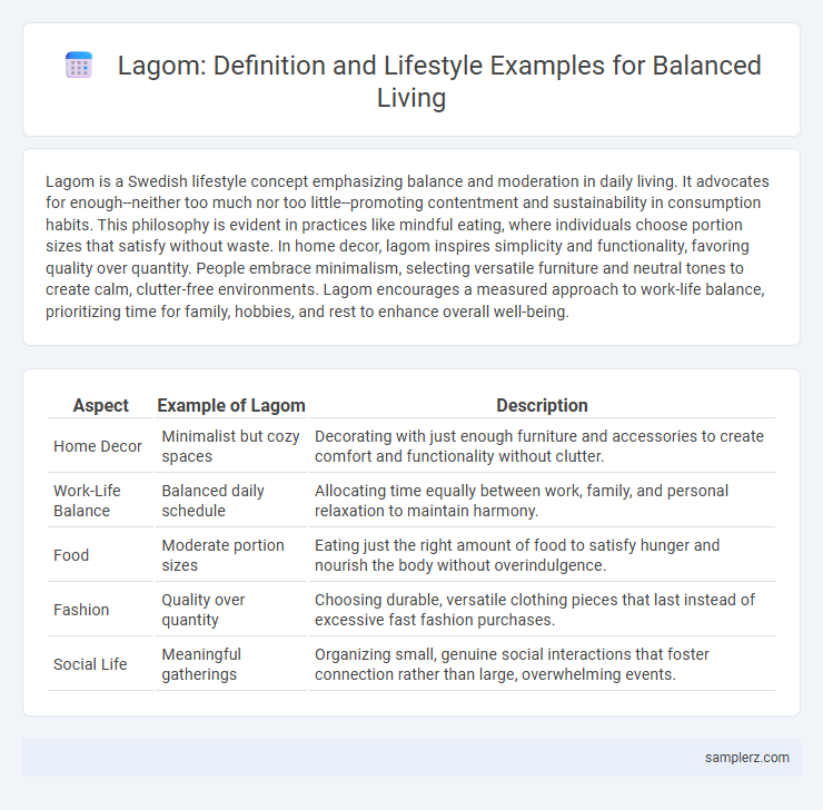 Lagom: Definition and Lifestyle Examples for Balanced Living