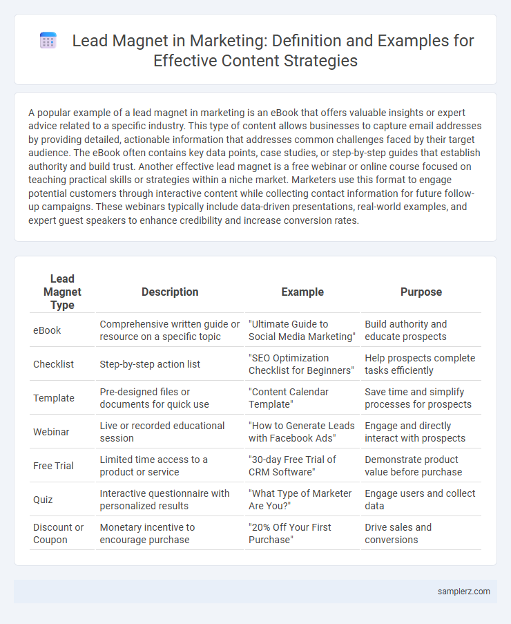 Lead Magnet in Marketing: Definition and Examples for Effective Content Strategies