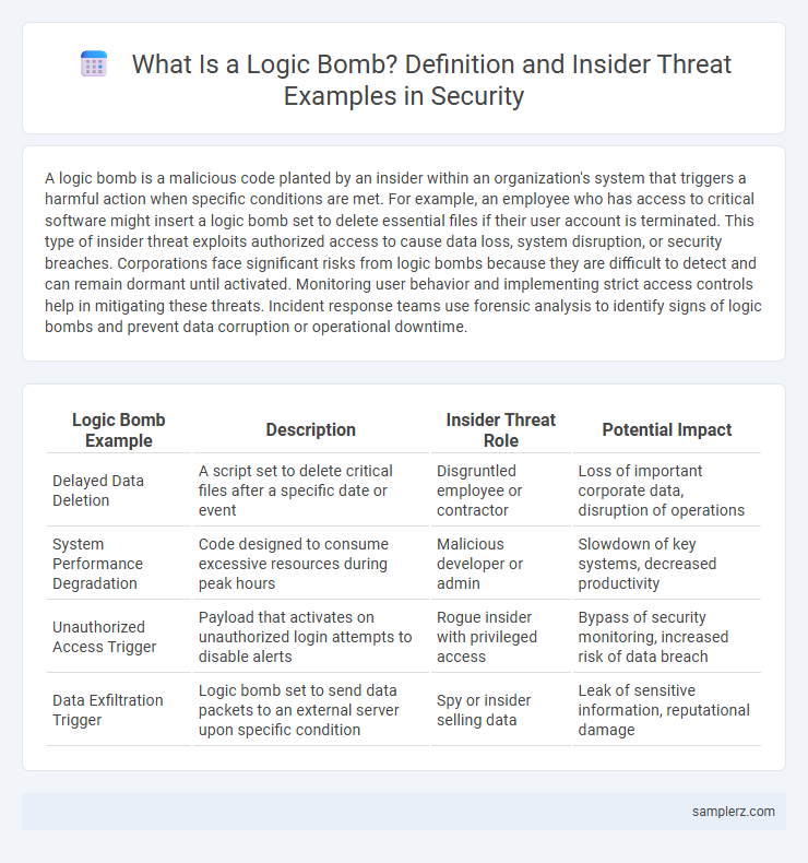 What Is a Logic Bomb? Definition and Insider Threat Examples in Security