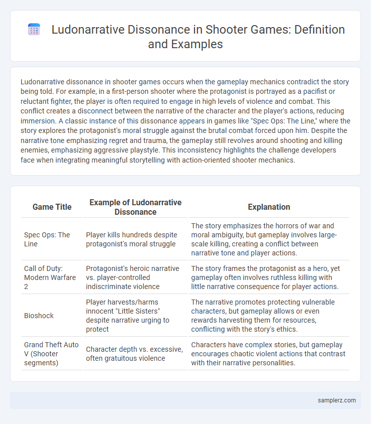 Ludonarrative Dissonance in Shooter Games: Definition and Examples
