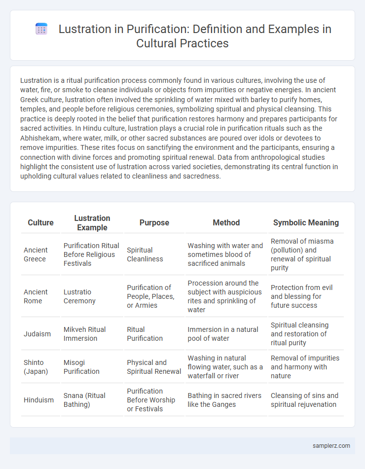 Lustration in Purification: Definition and Examples in Cultural Practices