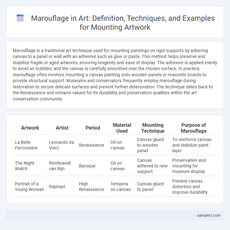 Marouflage in Art: Definition, Techniques, and Examples for Mounting Artwork