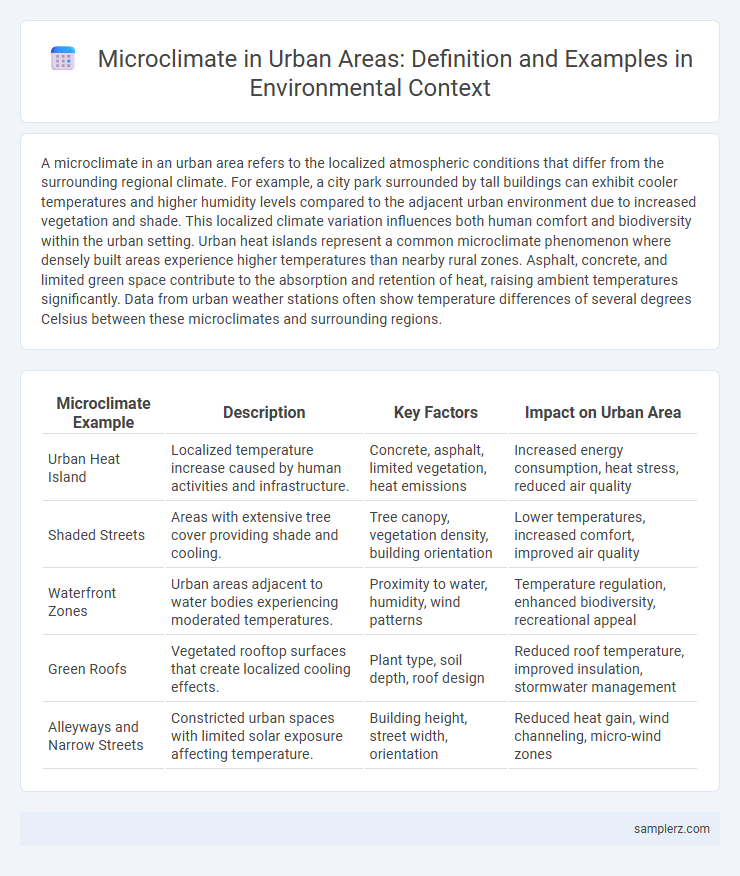 Microclimate in Urban Areas: Definition and Examples in Environmental Context
