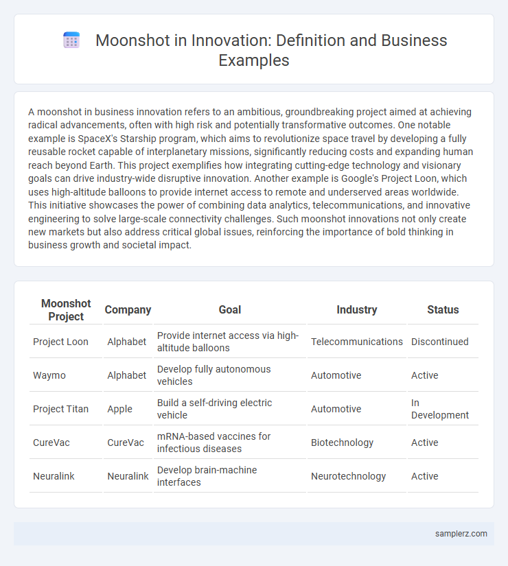 Moonshot in Innovation: Definition and Business Examples