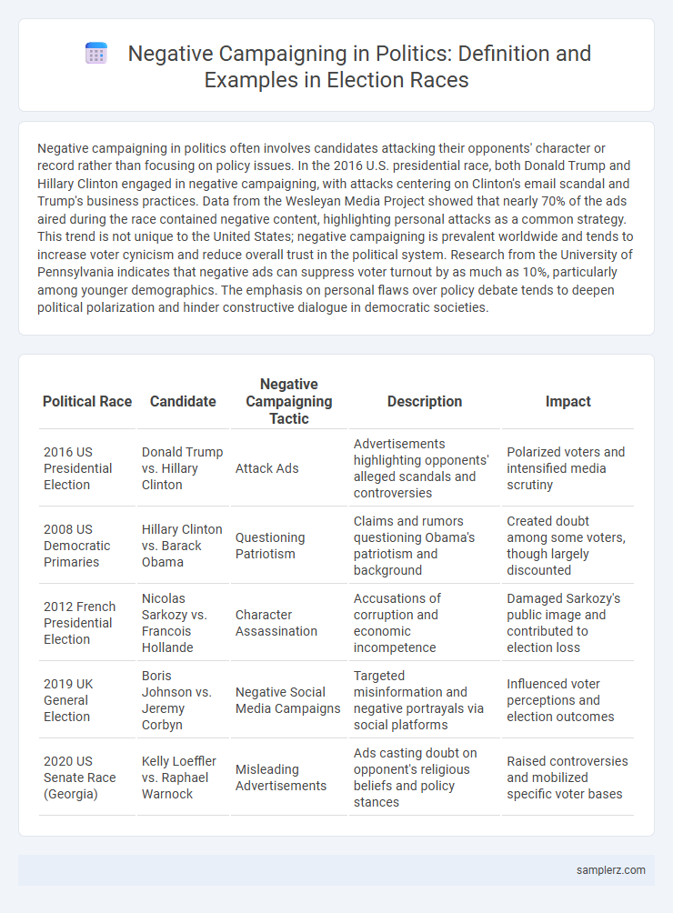 Negative Campaigning in Politics: Definition and Examples in Election Races