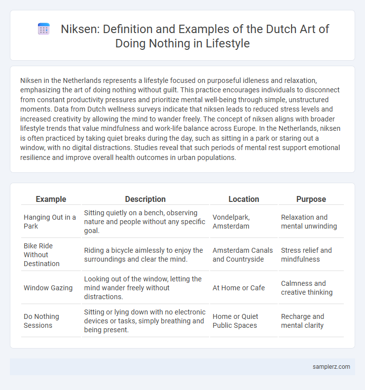 Niksen: Definition and Examples of the Dutch Art of Doing Nothing in Lifestyle