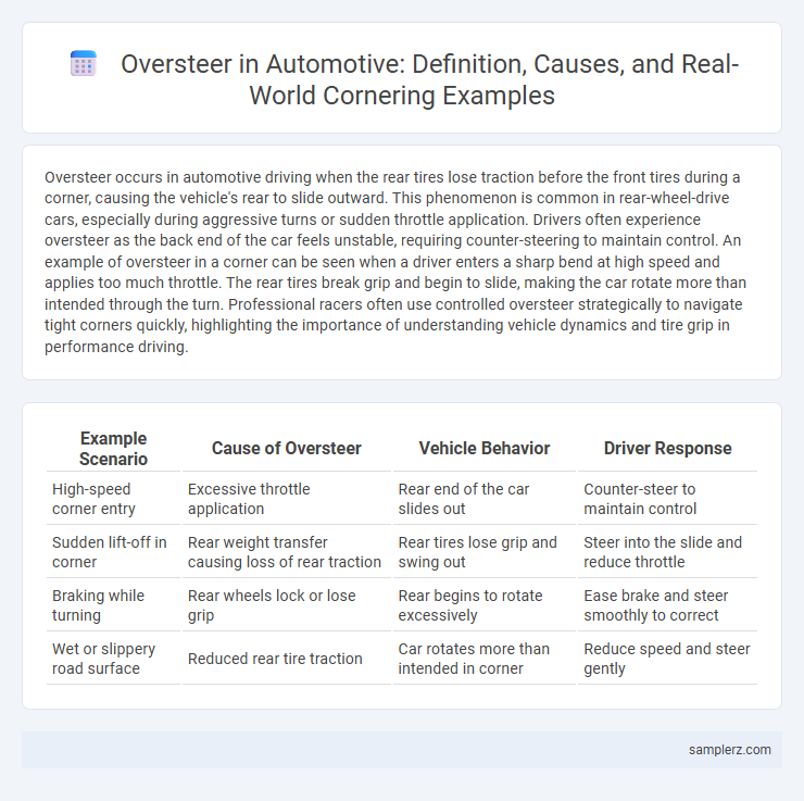Oversteer in Automotive: Definition, Causes, and Real-World Cornering Examples