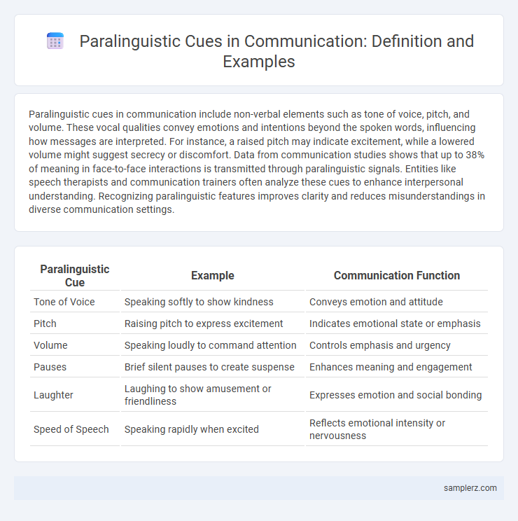 Paralinguistic Cues in Communication: Definition and Examples