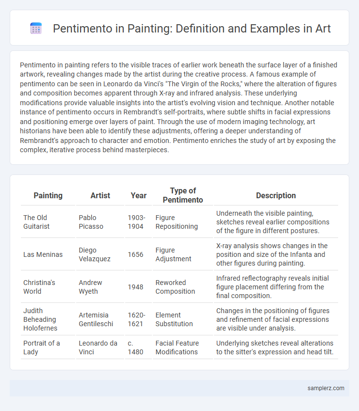 Pentimento in Painting: Definition and Examples in Art