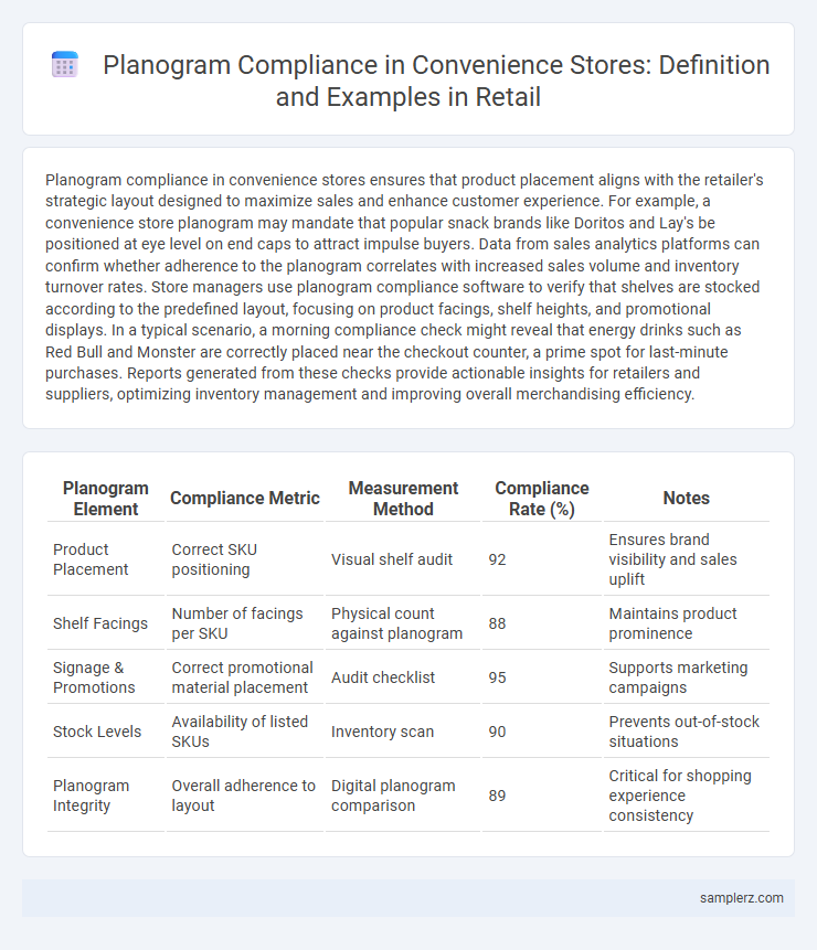 Planogram Compliance in Convenience Stores: Definition and Examples in Retail