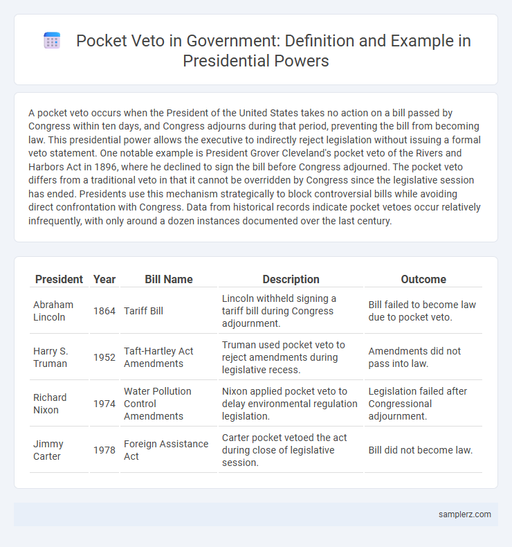 Pocket Veto in Government: Definition and Example in Presidential Powers
